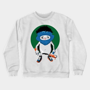 graffiti artist hedgehog Crewneck Sweatshirt